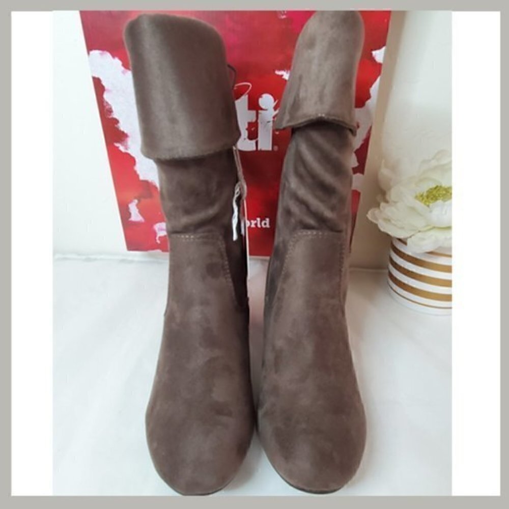 Taupe & Brown Ankle Boots – Size 7 🍂 - Picture 8 of 10